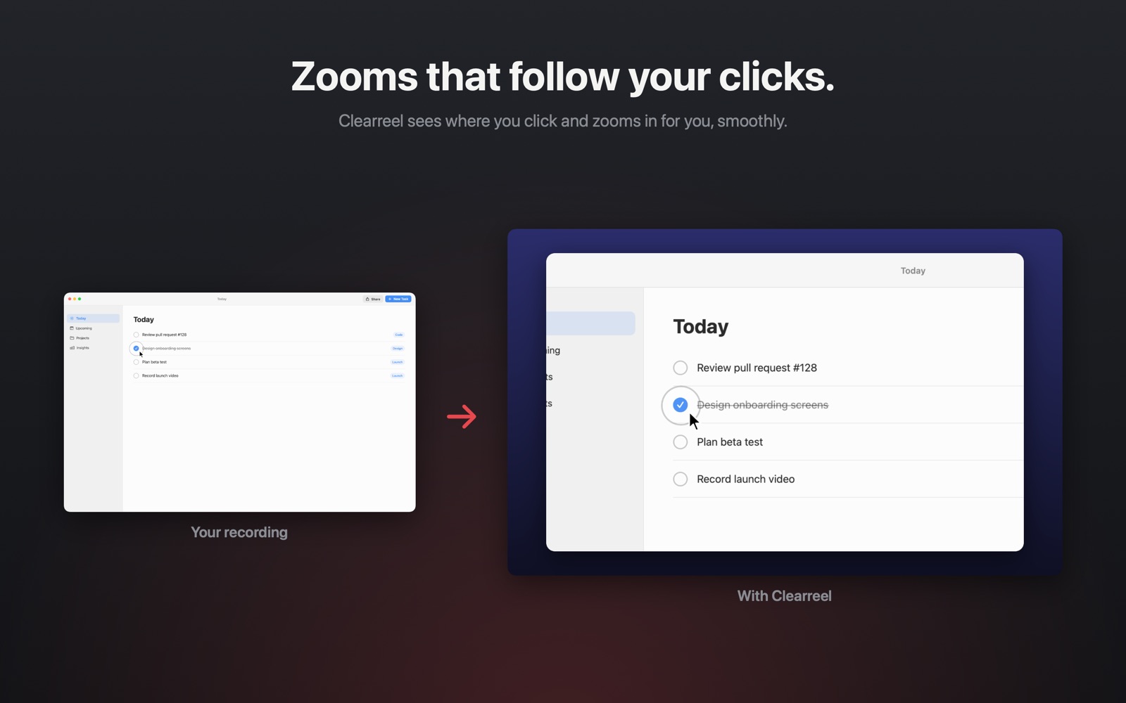 Clearreel: Screen Recorder screenshot